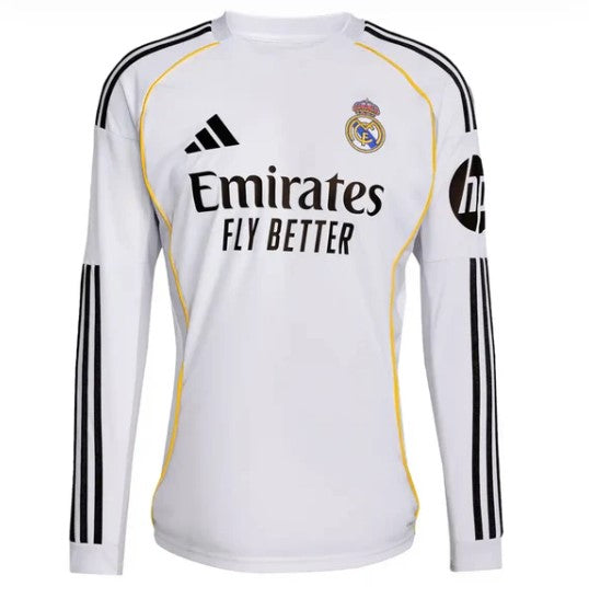 Camiseta Manga Larga Real Madrid Home 25/26