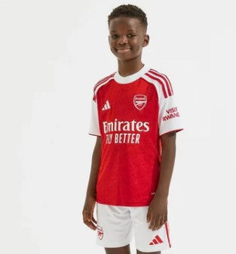 Camiseta y Pantalones para niños Arsenal Home 25/26