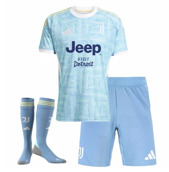 Camiseta y Pantalones para niños Juventus Away 25/26 - Con Medias