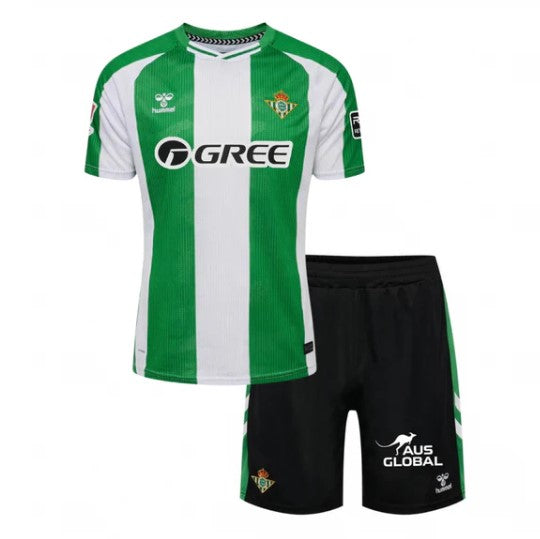 Camiseta y Pantalones para niños Real Betis Home 25/26