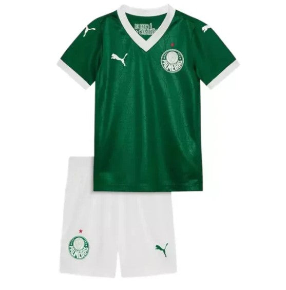 Camiseta y Pantalones para niños Palmeiras Home 25/26