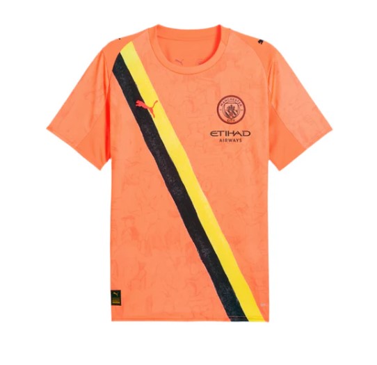 Camiseta y Pantalones para niños Manchester City Portero 25/26