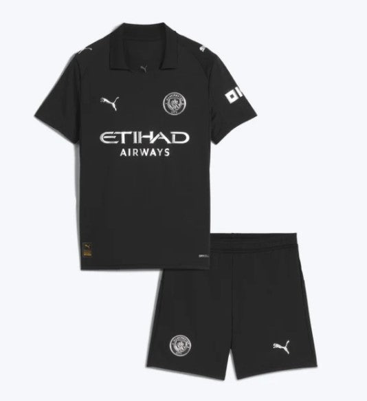 Camiseta y Pantalones para niños Manchester City Away 25/26