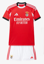 Camiseta y Pantalones para niños Benfica Home 25/26