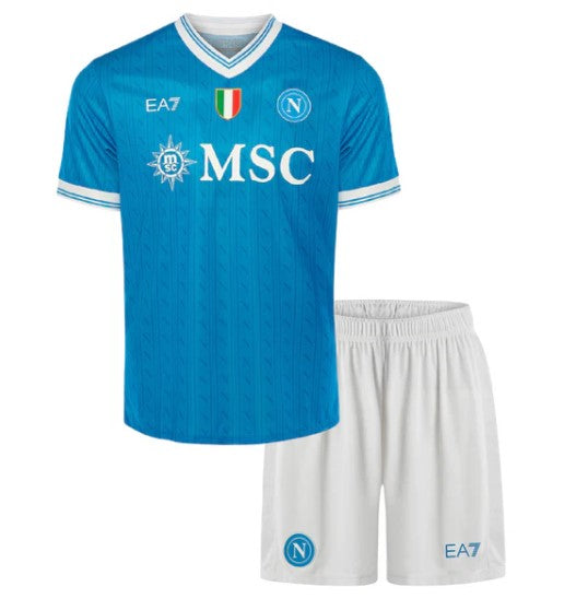 Camiseta y Pantalones para niños Napoli Home 25/26
