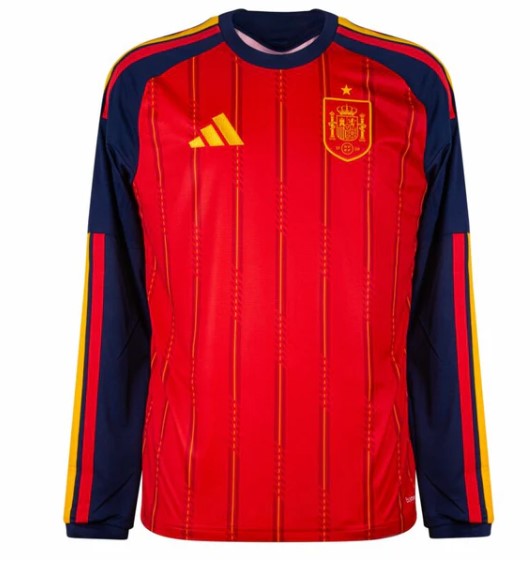 Camiseta Manga Larga España Home 26/27