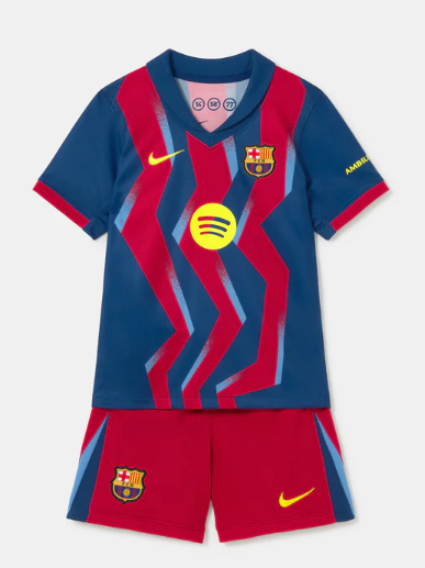 Camiseta y Pantalones para niños FC Barcelona Fourth 25/26