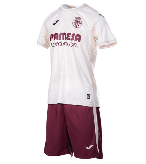 Camiseta y Pantalones para niños Villarreal Away 25/26