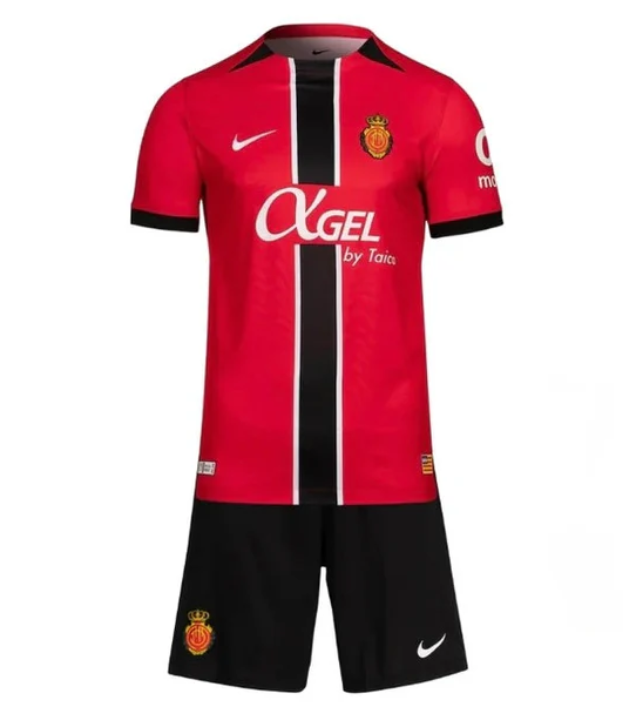Camiseta y Pantalones para niños RCD Mallorca Home 25/26