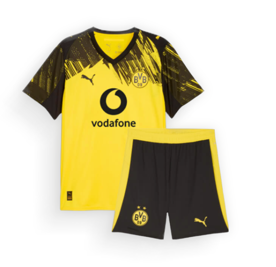 Camiseta y Pantalones para niños Borussia Dortmund Home 25/26