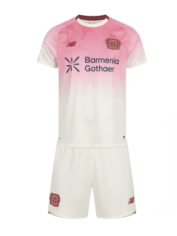 Camiseta y Pantalones para niños Bayer Leverkusen Away 25/26