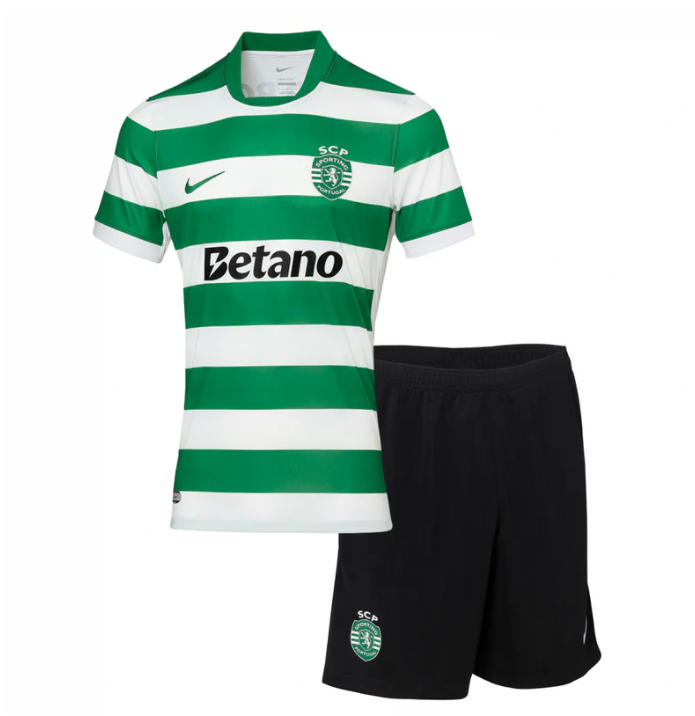 Camiseta y Pantalones para niños Sporting Portugal Home 25/26