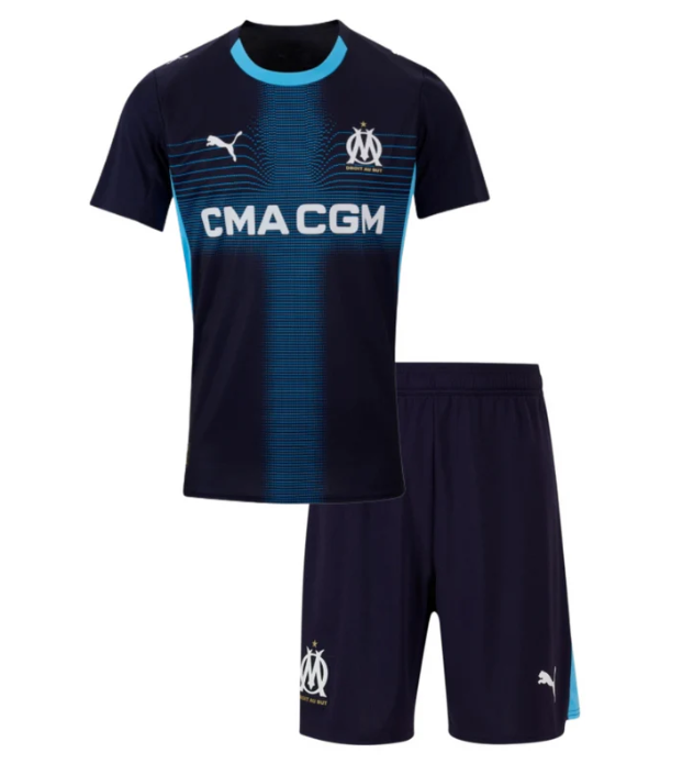 Camiseta y Pantalones para niños Olympique de Marseille Away 25/26