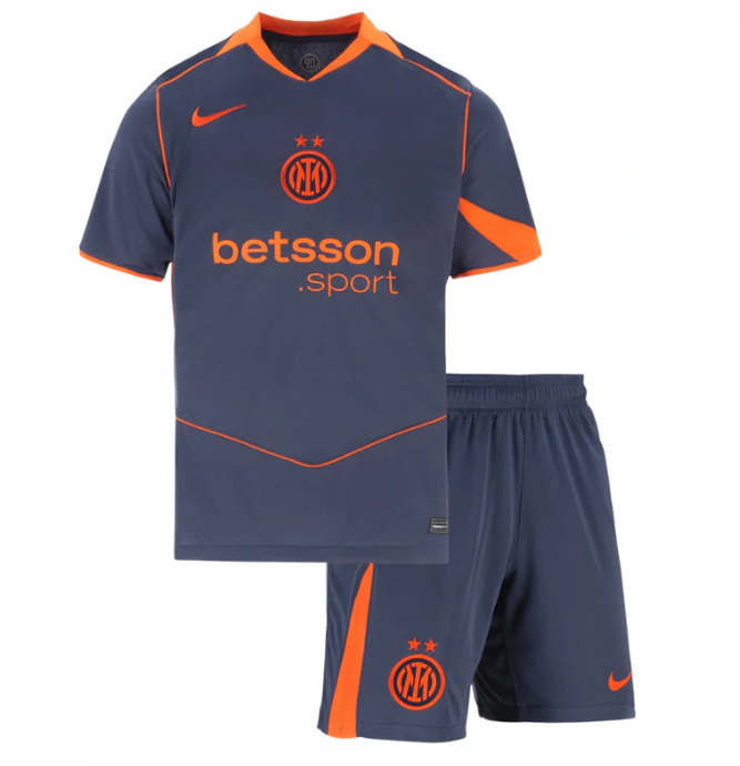 Camiseta y Pantalones para niños Inter Third 25/26