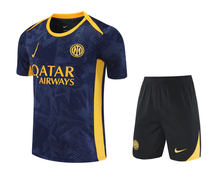 Camiseta y Pantalón corto de entrenamiento para niños Inter 25/26