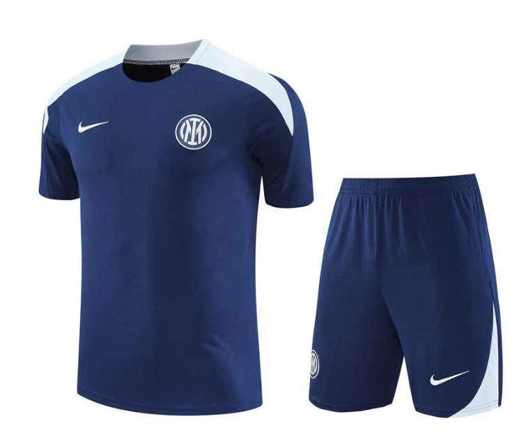 Camiseta y Pantalón corto de entrenamiento para niños Inter 25/26