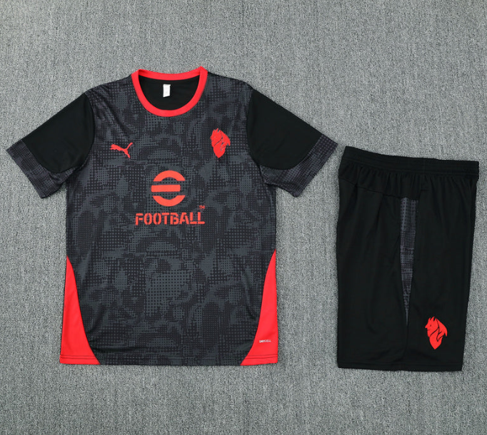 Camiseta y Pantalón corto de entrenamiento para niños AC Milan 25/26