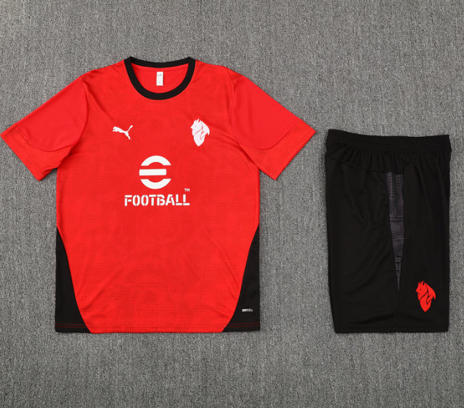 Camiseta y Pantalón corto de entrenamiento para niños AC Milan 25/26