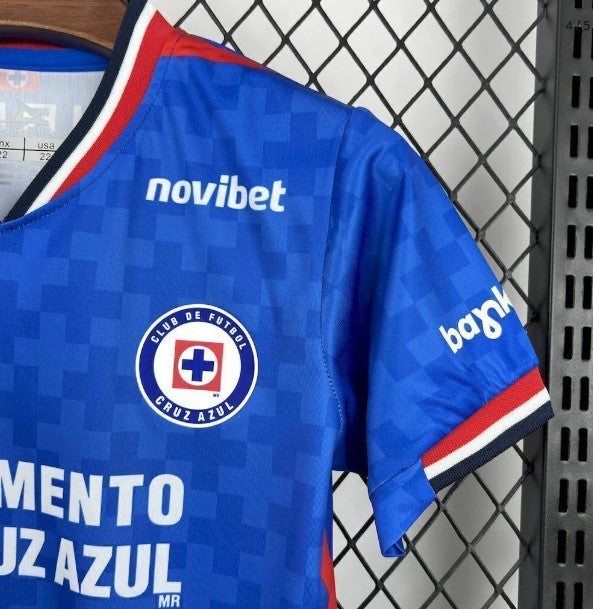 Camiseta y Pantalones para niños Cruz Azul Home 25/26