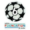Parche Starball Campeón de la UCL 6 Veces + Set de Parches UEFA Foundation – 2021/2022