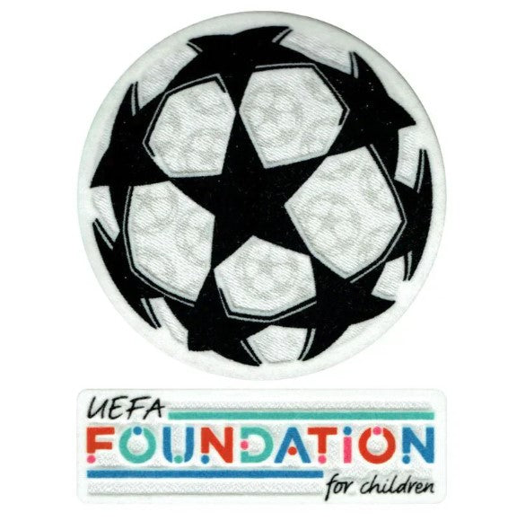 Parche UCL Starball + Set de Parches UEFA Foundation – 2021/2023