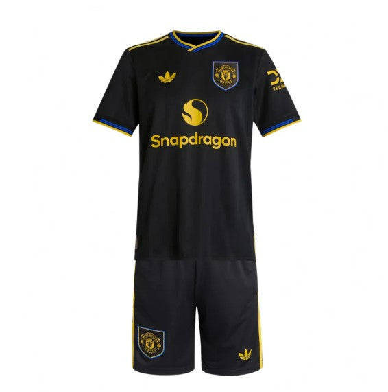 Camiseta y Pantalones para niños Manchester United Third 2025/26