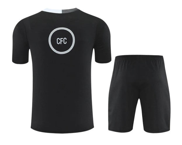 Camiseta y Pantalón corto de entrenamiento para niños Chelsea 2025/26