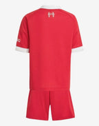 Camiseta y Pantalones para niños Liverpool Home 2025/26