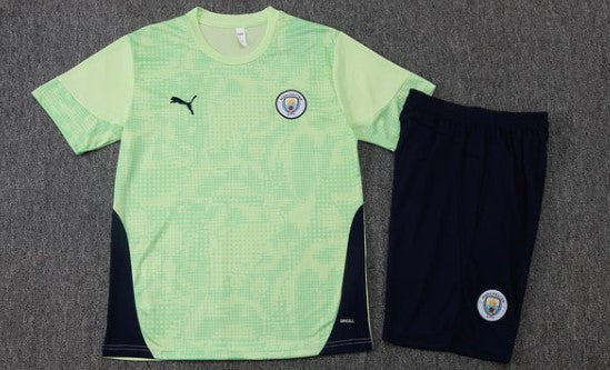 Camiseta y Pantalón corto de entrenamiento para niños Manchester City 2025/26