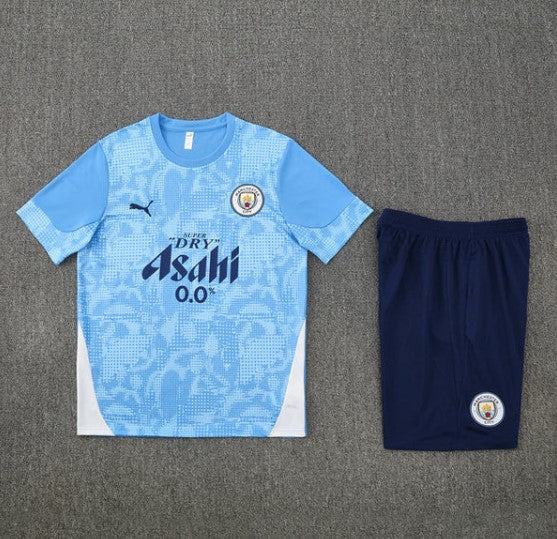 Camiseta y Pantalón corto de entrenamiento para niños Manchester City 2025/26