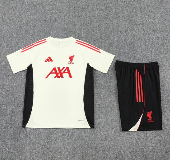 Camiseta y Pantalón corto de entrenamiento para niños Liverpool 2025/26