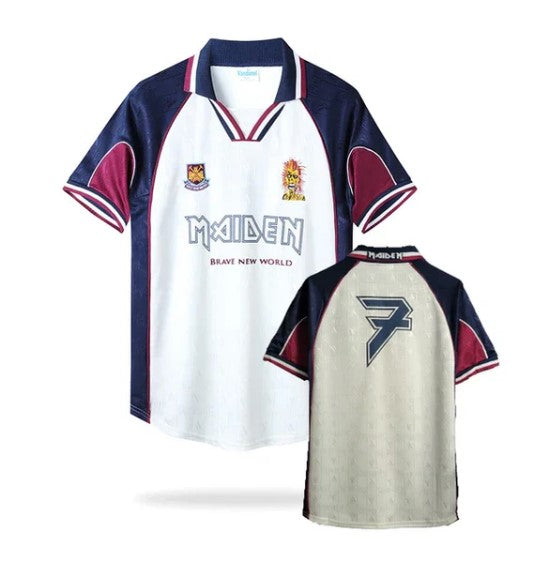 Camiseta West Ham United Retro 1999 - Iron Maiden