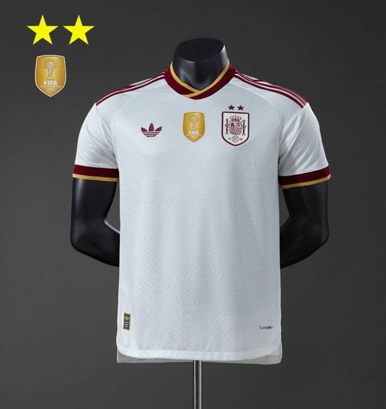 Camiseta España Away 2026/27 - Bicampeón del Mundo ⭐⭐ - Con Parche - Jugador