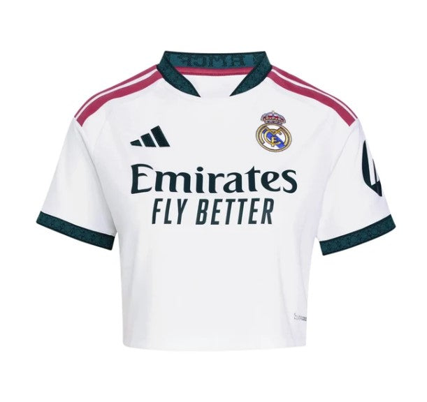 Camiseta Real Madrid Home 26/27 - Mujer Cropped