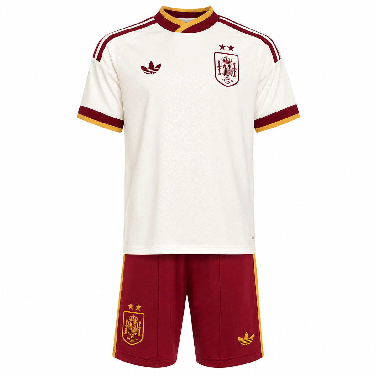 Camiseta y Pantalones para niños España Away 2026/27 - Bicampeón del Mundo ⭐⭐