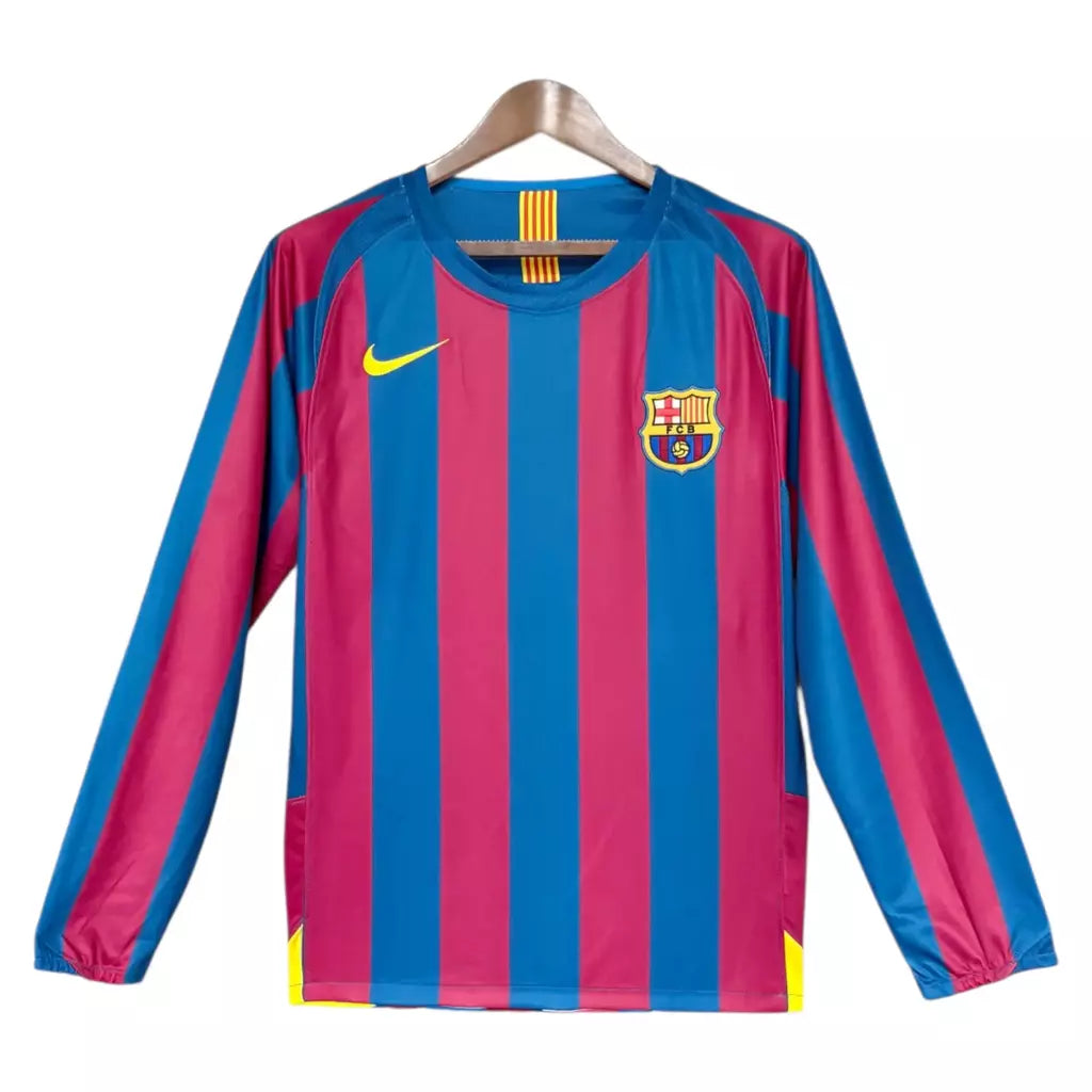 Camiseta FC Barcelona Manga Larga - Retro 2005/2006