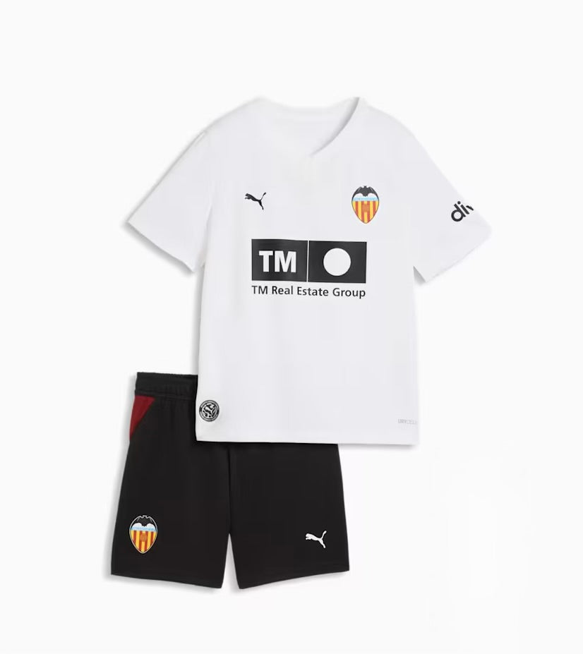 Camiseta y Pantalones para niños Valencia CF Home 26/27