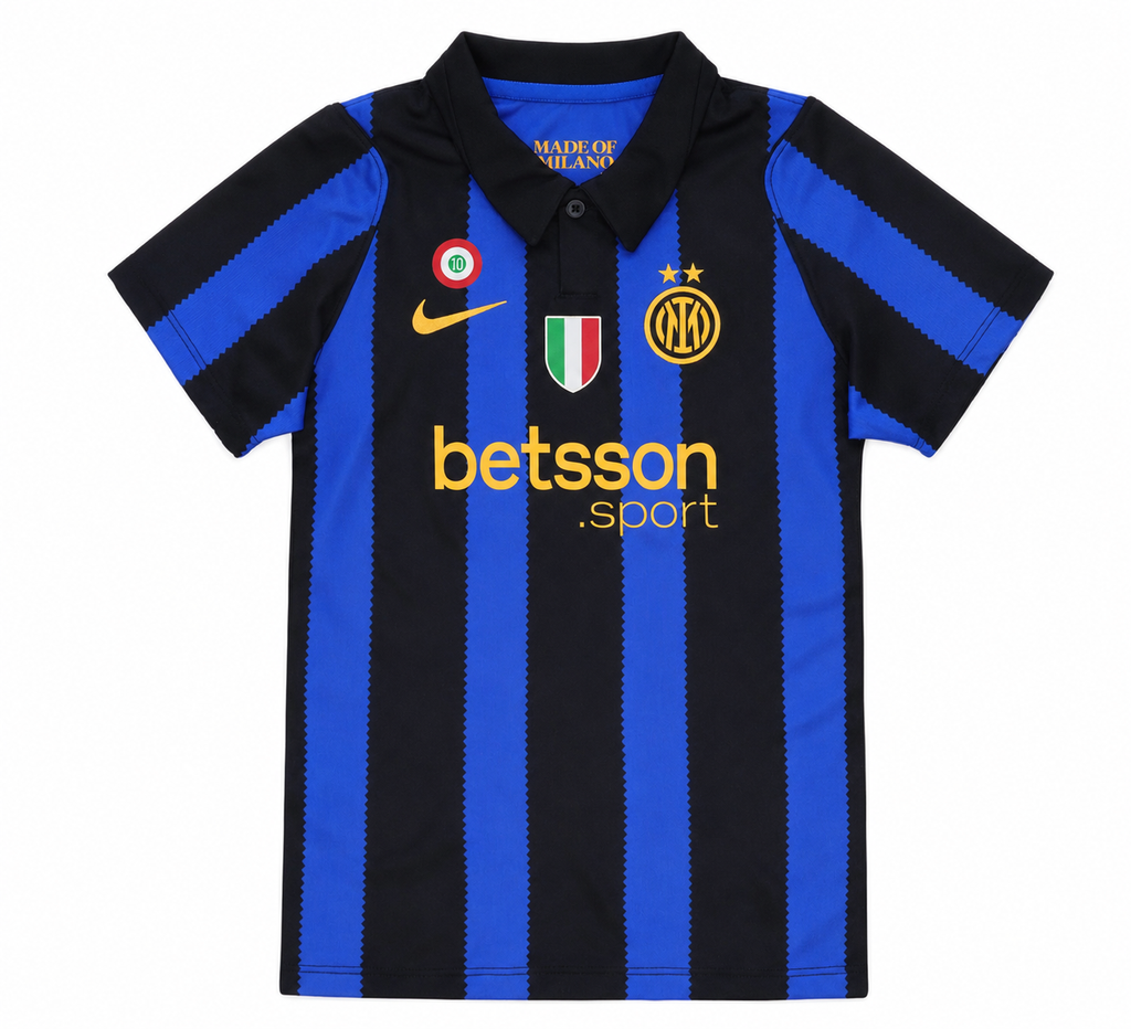Camiseta y Pantalón para niños Inter Home 2026/27 - Con Escudo + Parches