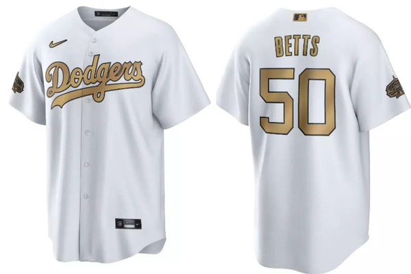 Los Angeles Dodgers Mookie Betts – Gold Jersey