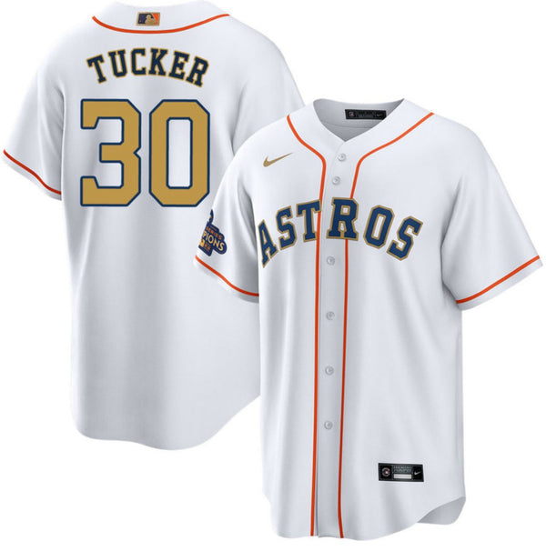 Houston Astros Kyle Tucker – Gold Collection Jersey