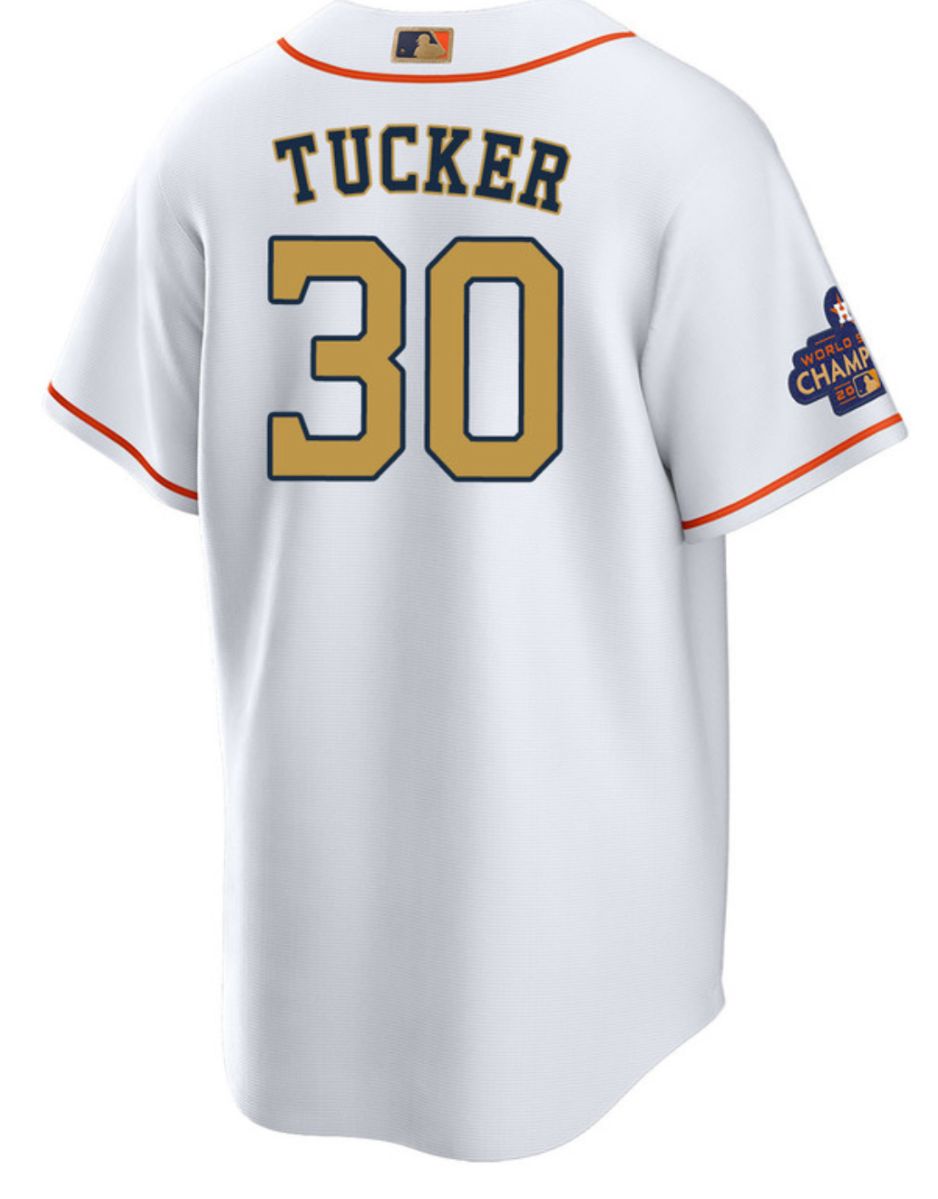 Houston Astros Kyle Tucker – Gold Collection Jersey