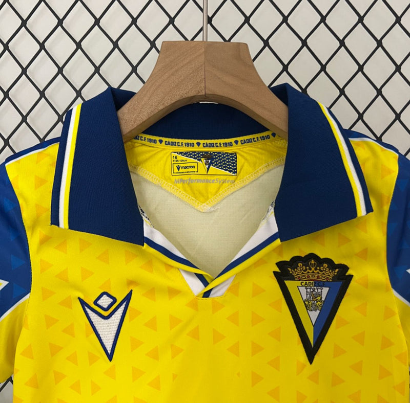 Camiseta y Pantalones para niños Cádiz CF Home 24/25