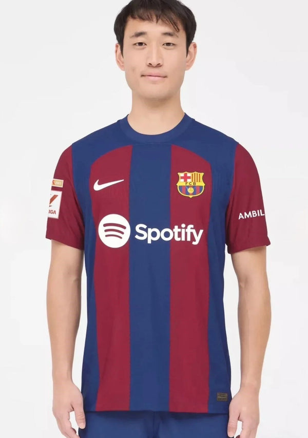 Camiseta FC Barcelona Home 23/24 - Jugador - Con Patch Campeones LaLiga
