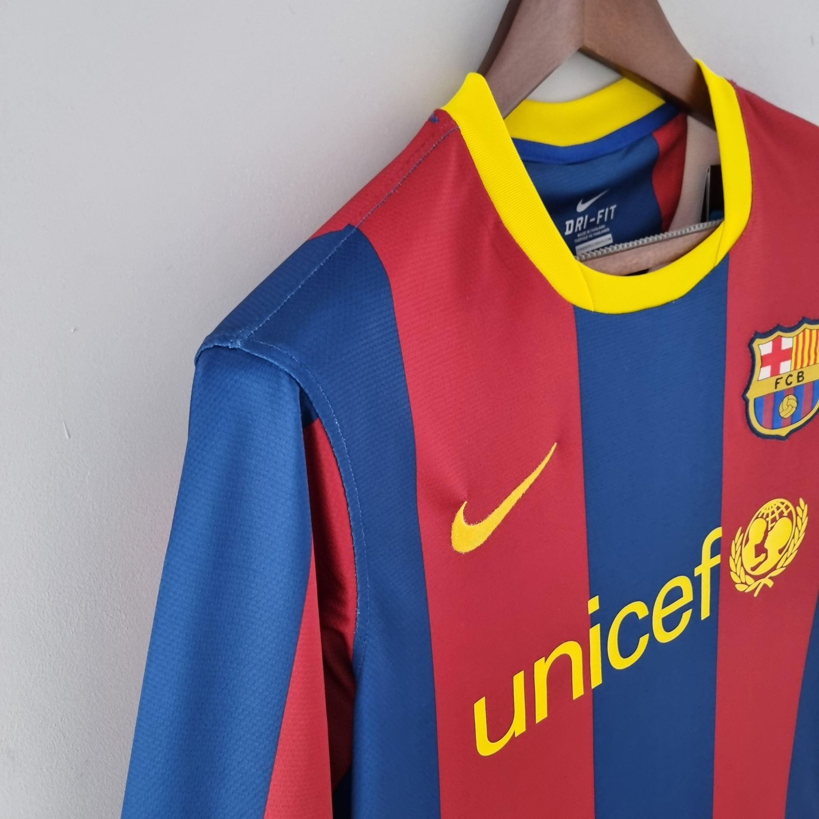 Camiseta FC Barcelona Manga Larga - Retro 2010/2011