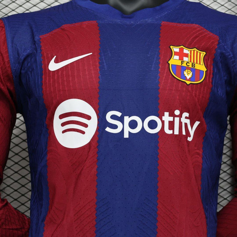 Camiseta Manga Larga FC Barcelona Home 23/24 - Jugador