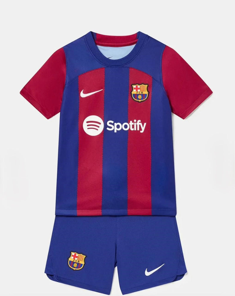 Camiseta y Pantalones para niños FC Barcelona Home 23/24