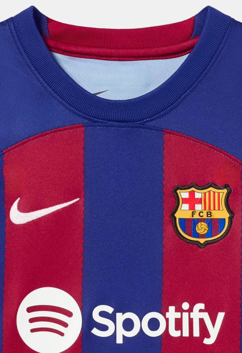 Camiseta y Pantalones para niños FC Barcelona Home 23/24