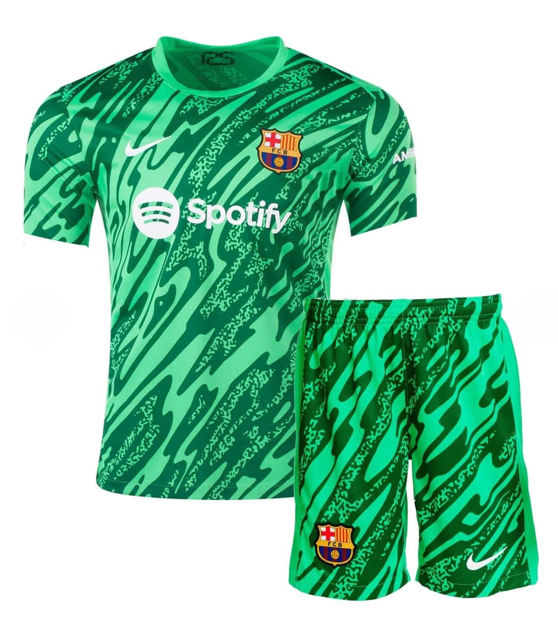 Camiseta y Pantalones para niños FC Barcelona Portero 24/25