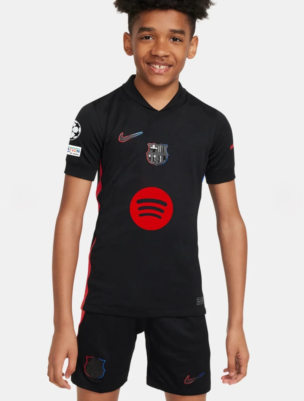 Camiseta y Pantalones para niños FC Barcelona Away 24/25