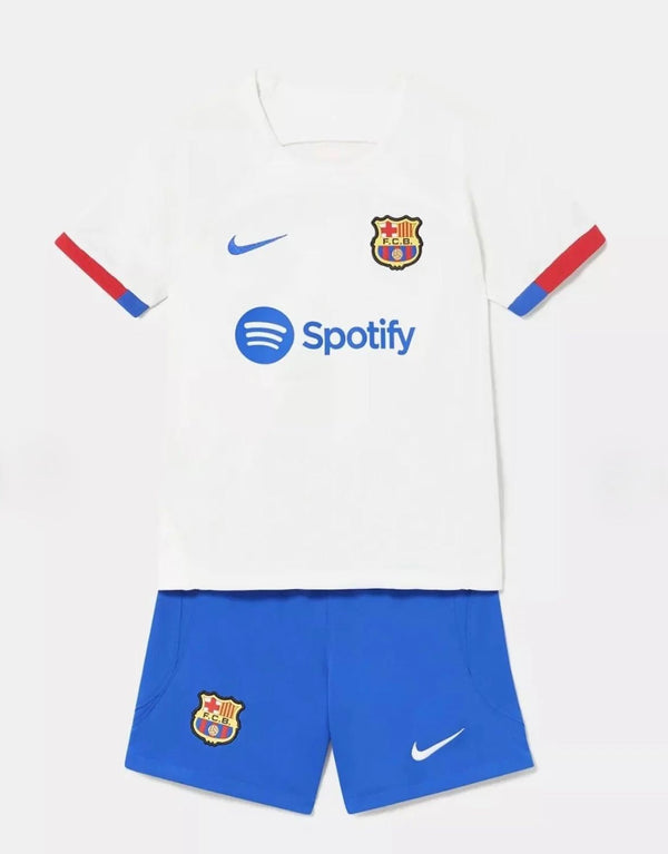 Camiseta y Pantalones para niños FC Barcelona Away 23/24